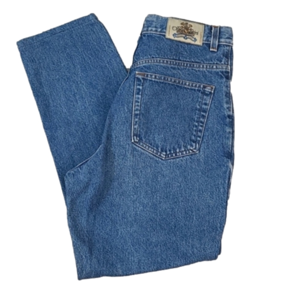 Oleg Cassini Denim - Oleg Cassini Vintage 90s Super High Rise Straight Leg Mom Jeans